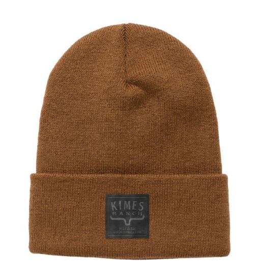 Kimes Ranch Brown Premium Branded Beanie PREMIUM-BROWN