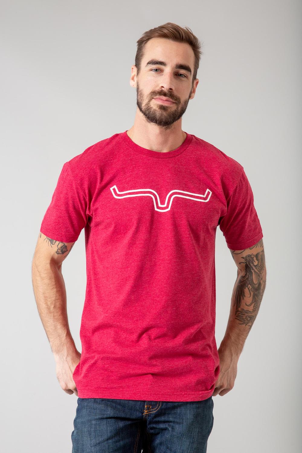 Kimes Ranch Cardinal Outlier Short Sleeve Tee Shirt MSH0000032