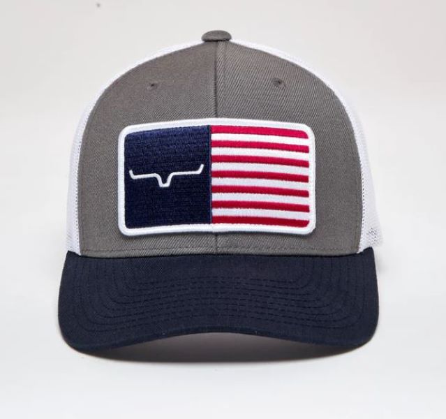 Kimes Ranch Charcoal American Trucker Hat AMERICAN-CHAR