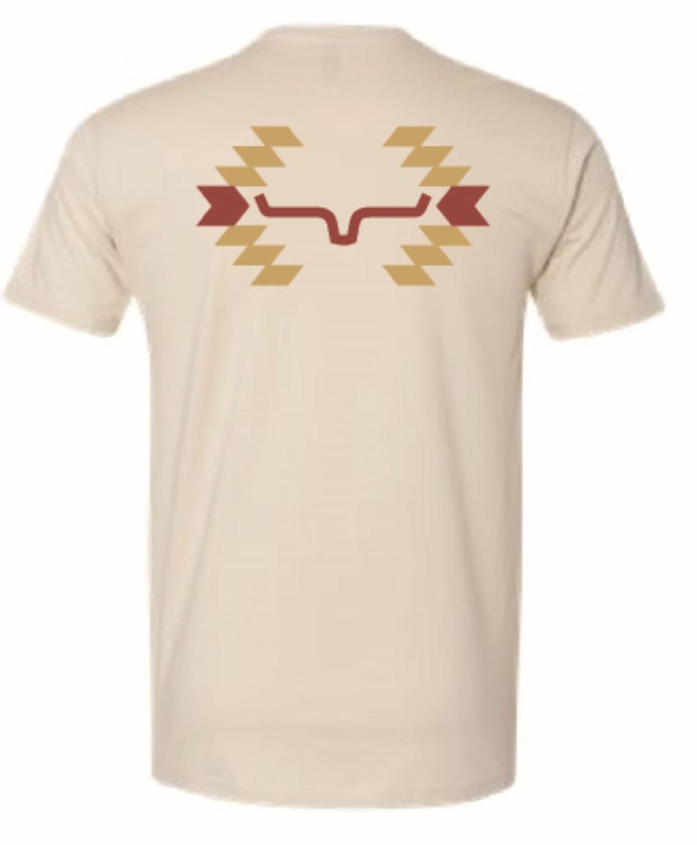 Kimes Ranch Cream Cactus Sunset T-Shirt MSH0000078