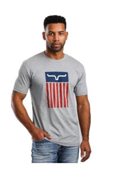 Kimes Ranch Dark Grey Heather Cody T-Shirt CODYT-DKGRYHTHR