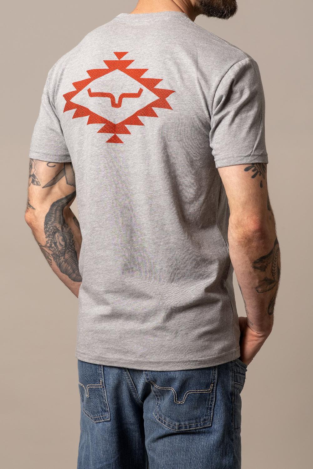 Kimes Ranch Dark Grey Heather San Juan Short Sleeve Tee Shirt MSH0000120GH