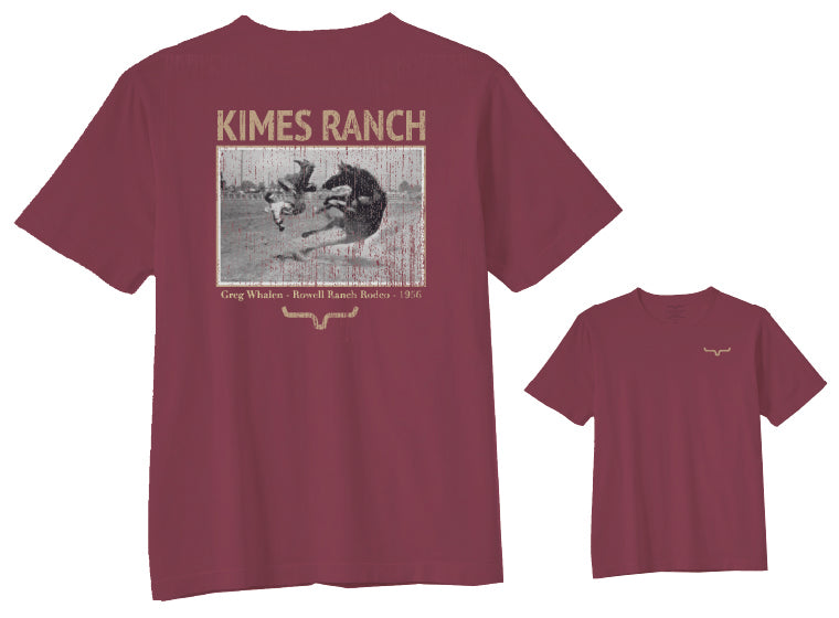 Kimes Ranch Dark Red Waspy RP Men's Graphic T-Shirt MSH0000130-DR