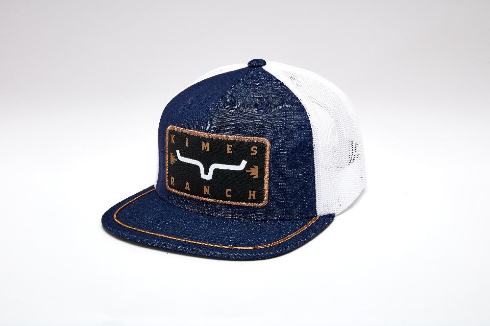 Kimes Ranch Denim Edwin Trucker Hat UHA0000127DENIM