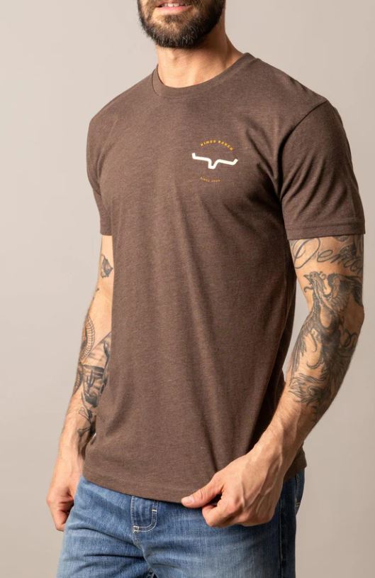 Kimes Ranch Espresso Signpost Short Sleeve Tee Shirt MSH0000069