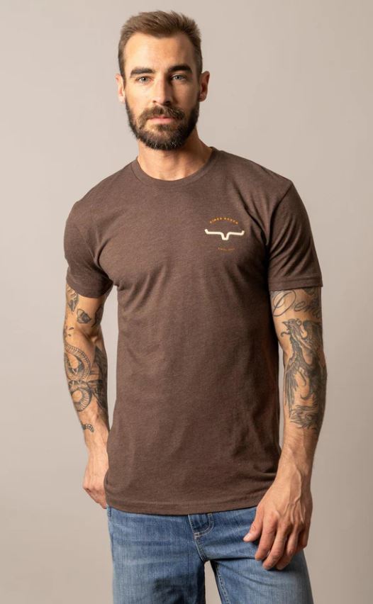 Kimes Ranch Espresso Signpost Short Sleeve Tee Shirt MSH0000069