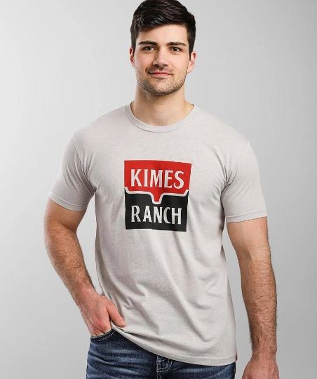 Kimes Ranch Grey Silk color Explicit Warning Men's Tee Shirt EWT-SLK