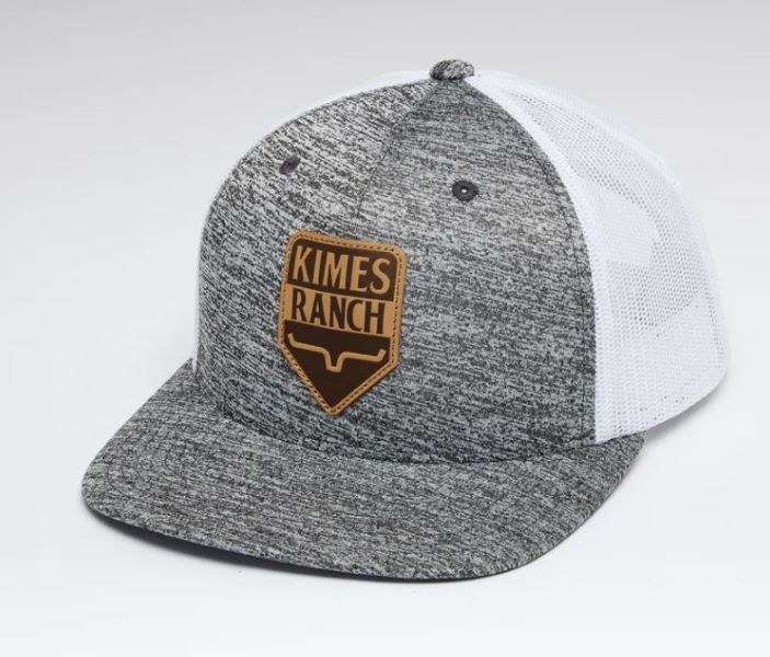 Kimes Ranch Heather Grey Drop In Trucker Hat 16042354