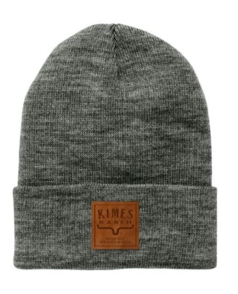 Kimes Ranch Heather Grey Premium Branded Beanie PREMIUM-GRYHTHR