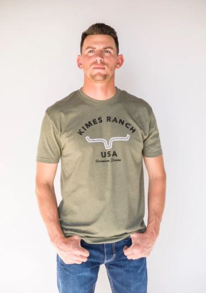 Kimes Ranch Military Green Mens Arch Tee ARCHT-MILGRN