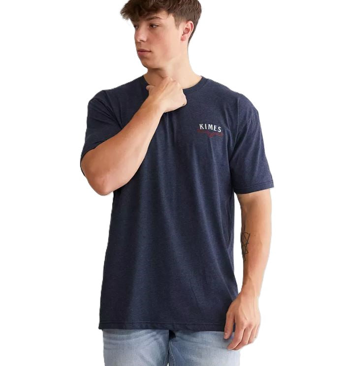 Kimes Ranch Navy Huxton Fade Men's T-Shirt MSH0000026