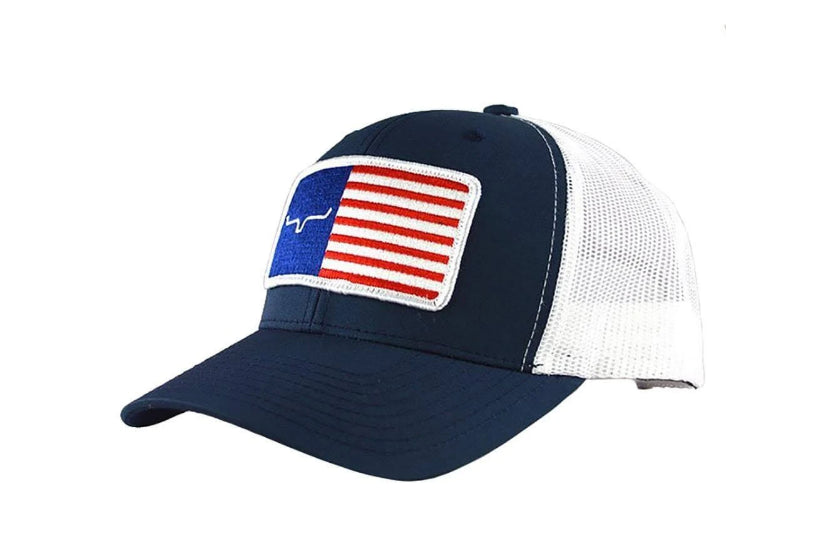 Kimes Ranch Navy/White American Trucker Hat UHA0000001NVYWH