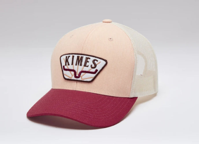 Kimes Ranch Orange Sunrise Patch Ladies Trucker Cap SRTC-ORG