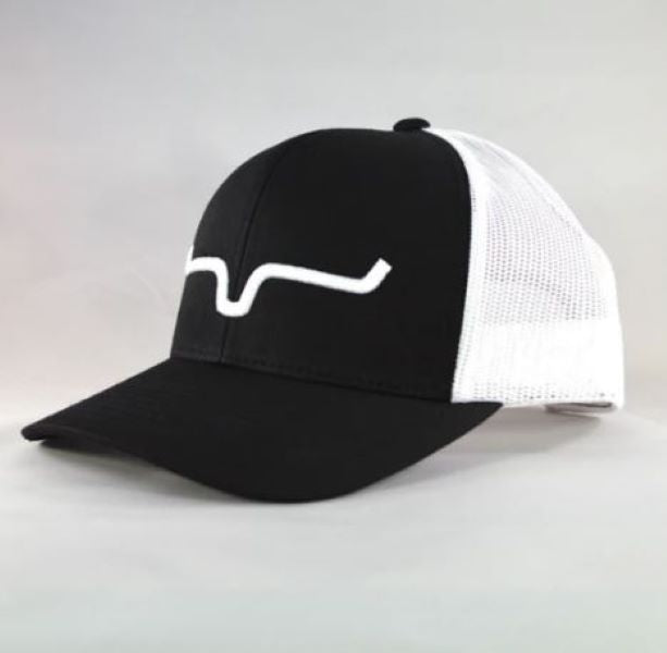 Kimes Ranch Weekly Trucker Logo Hat WTC-BLKWH