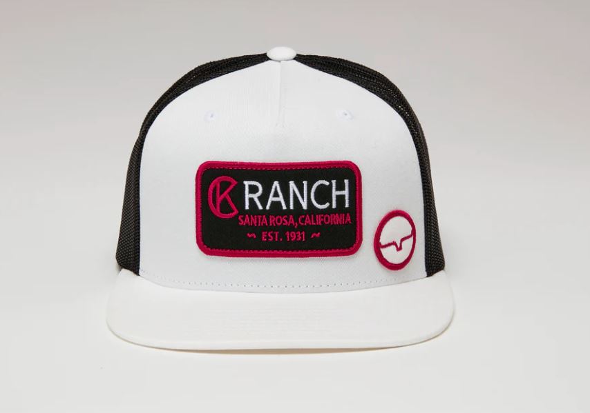 Kimes Ranch White/Black CK31 Trucker Hat S24U16S38DC1CB
