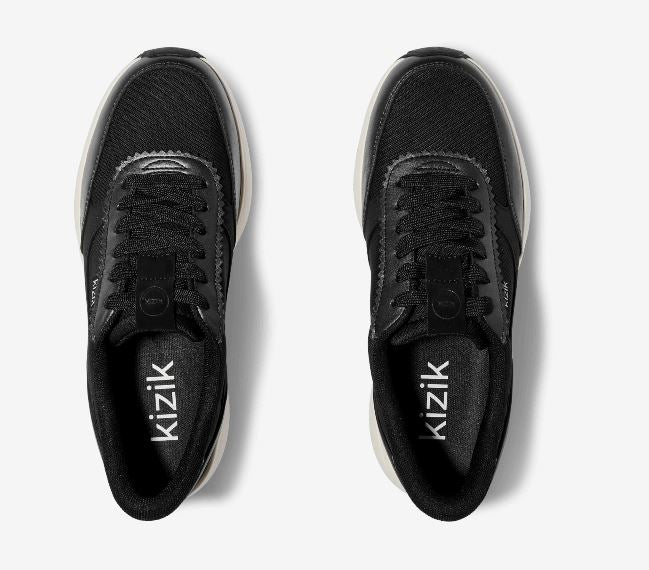 Kizik Black/Pristine Paris Women's Shoes WPARBK17