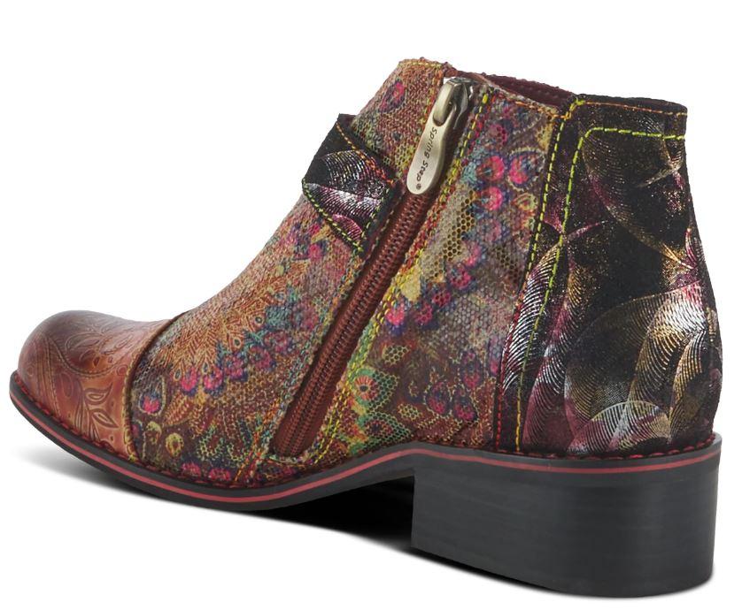 L'Artiste By Spring Step Camel Multi Georgiana Scope Women's Boots
