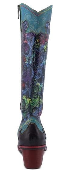 L'Artiste Turquoise Multi Rodeo Womens Tall Boots