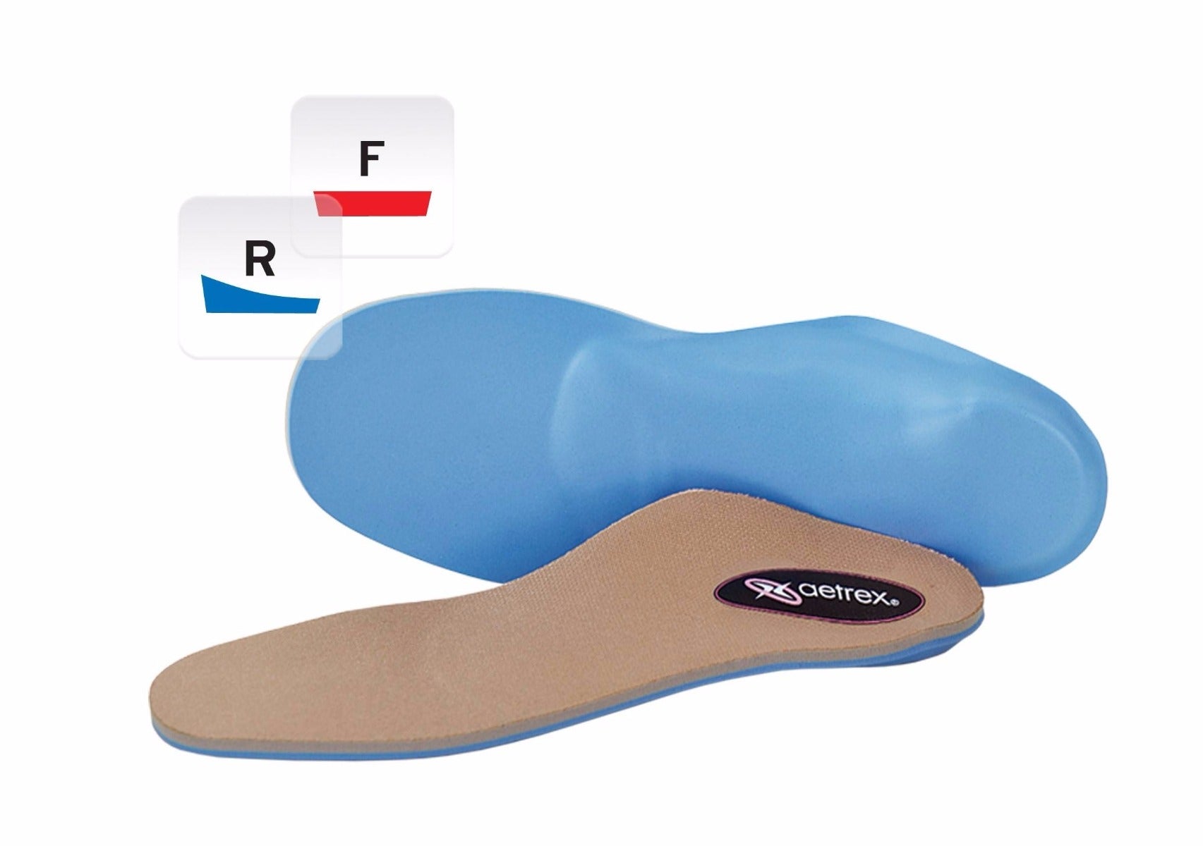 L2220W Aetrex Women's Memory Foam Orthotic Insoles
