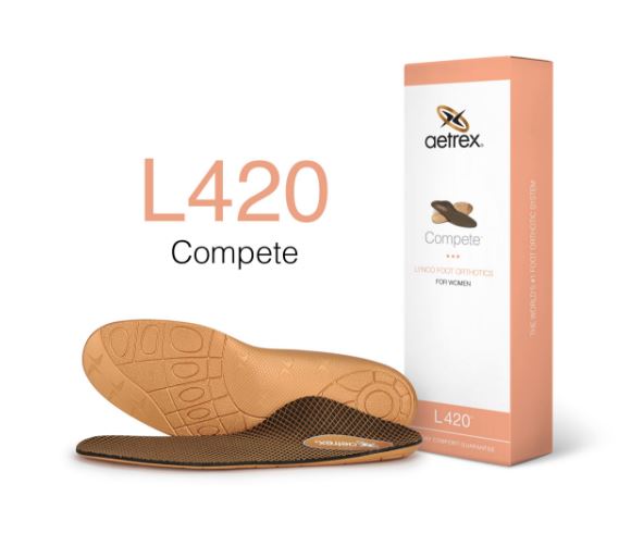 L420W Womens Lynco Sports Orthotic Insole With Posted Heel
