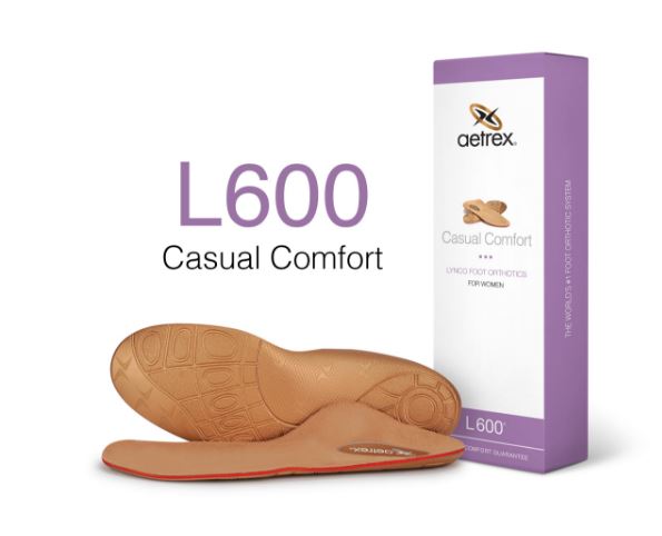 L600W Womens Lynco Casual Orthotic Insole With Cupped Heel