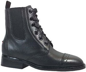 Lace-Up Elastic Gores Riding Heel Smoky Mountain Womens Paddock Boots