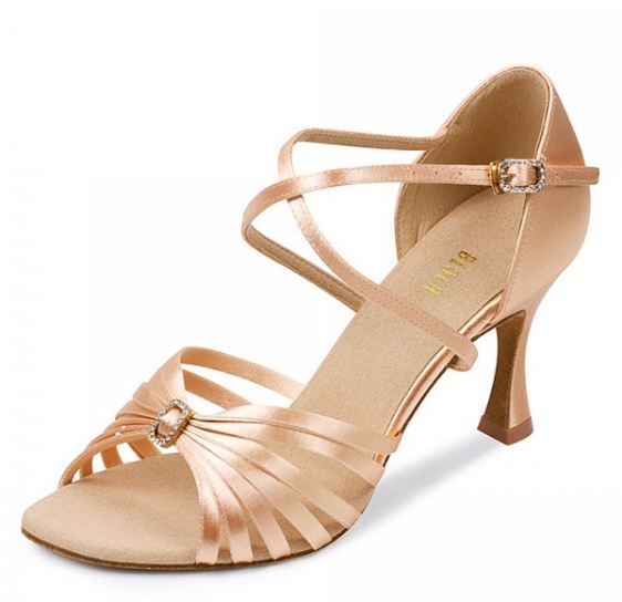 Ladies Bloch Rosalina Latin Dance Sandal With Quick Fit Buckle Flared