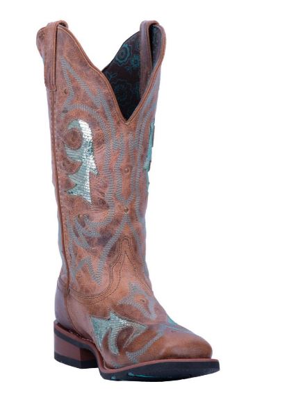 Ladies Laredo Aquarius Brown Western Boot 5671
