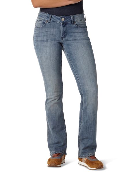 Ladies Wrangler Mid-rise Essential Boot Cut Jean 09MWZMB