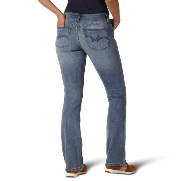 Ladies Wrangler Mid-rise Essential Boot Cut Jean 09MWZMB