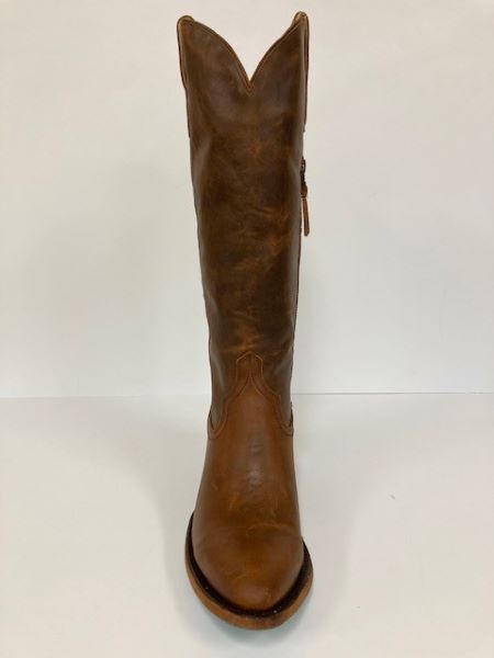 Lane Boots Baked Hazelnut Brown Plain Jane Tall R Toe Women's Boots LB0546N