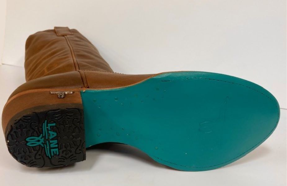 Lane Boots Baked Hazelnut Brown Plain Jane Tall R Toe Women's Boots LB0546N