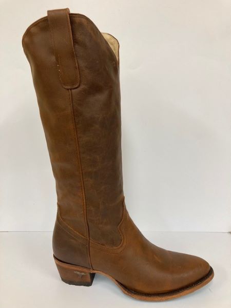 Lane Boots Baked Hazelnut Brown Plain Jane Tall R Toe Women's Boots LB0546N