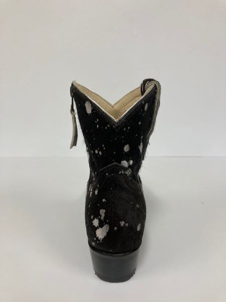 Lane Boots Black/Silver Cow Plain Jane Women's Booties LB0553M