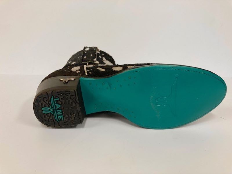 Lane Boots Black/Silver Cow Plain Jane Women's Booties LB0553M