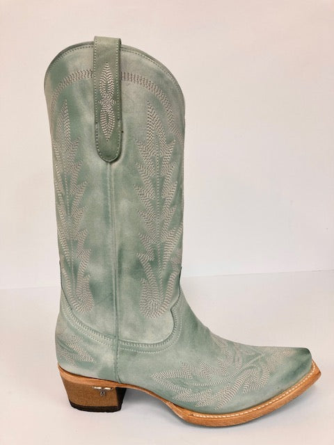 Lane Boots Chalky Turquoise Lexington 13 inch Snip Toe Women's Boots LB0488M