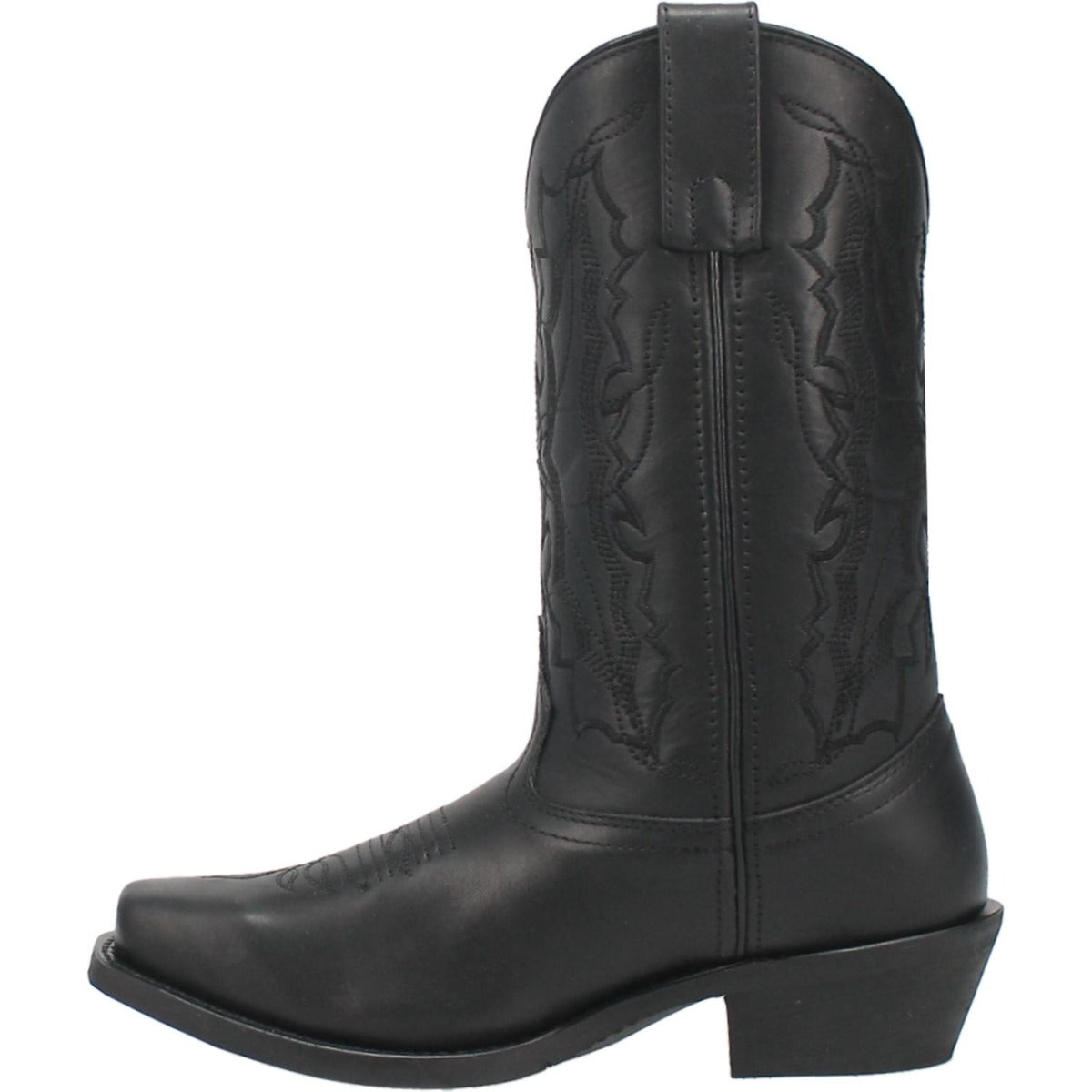 Laredo Black Harleigh Women's 11 Inch Cowboy Square Toe Leather Boots 51140