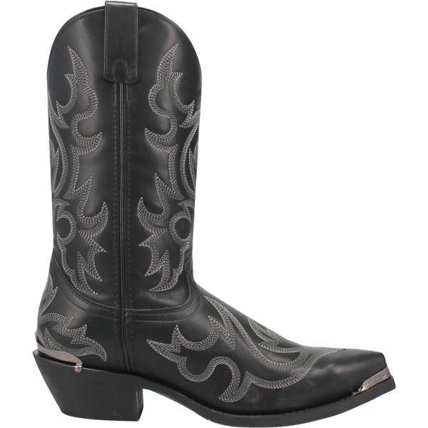 Laredo Black Jameson Snip Toe 12 Inch Men's Western Boots 68550