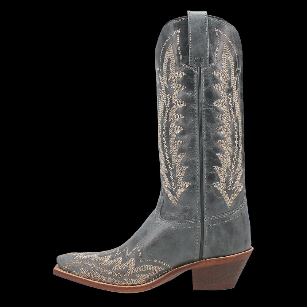 Laredo Blue/Blue Emmylee Women's Leather Boots 52207