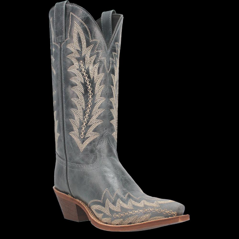 Laredo Blue/Blue Emmylee Women's Leather Boots 52207