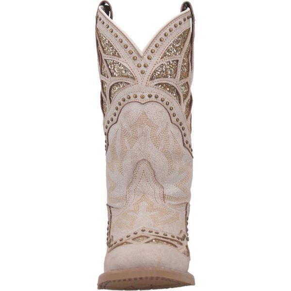 Laredo Bone Eternity Broad Square Toe Women's Western Boots 5867