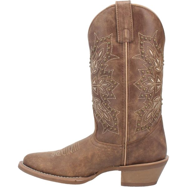 Laredo Brown Journee Women's 11 Inch R Toe Western Boots 51191