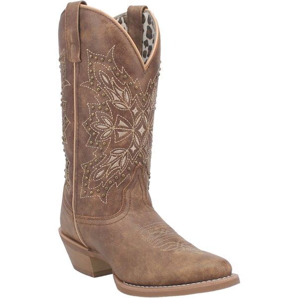 Laredo Brown Journee Women's 11 inch R Toe Western Boots 51191