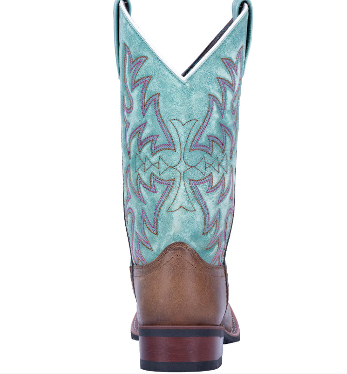 Laredo Brown With Turquoise Anita Women's Western Boot 5607