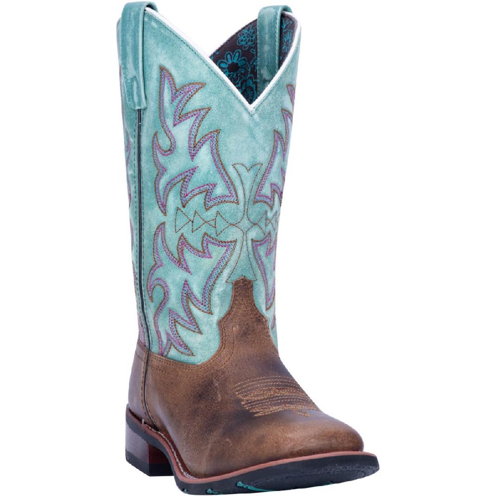Laredo Brown with Turquoise Anita Women's Western Boot 5607