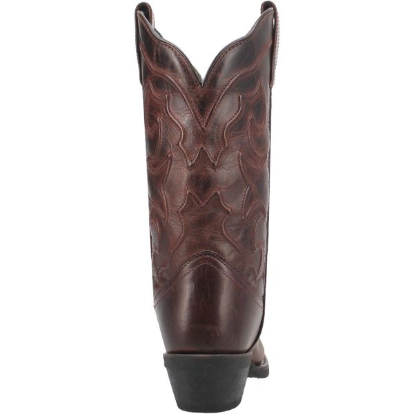 Laredo Cognac Shelley R Medium Round Women's 12 Inch Western Boots 51192