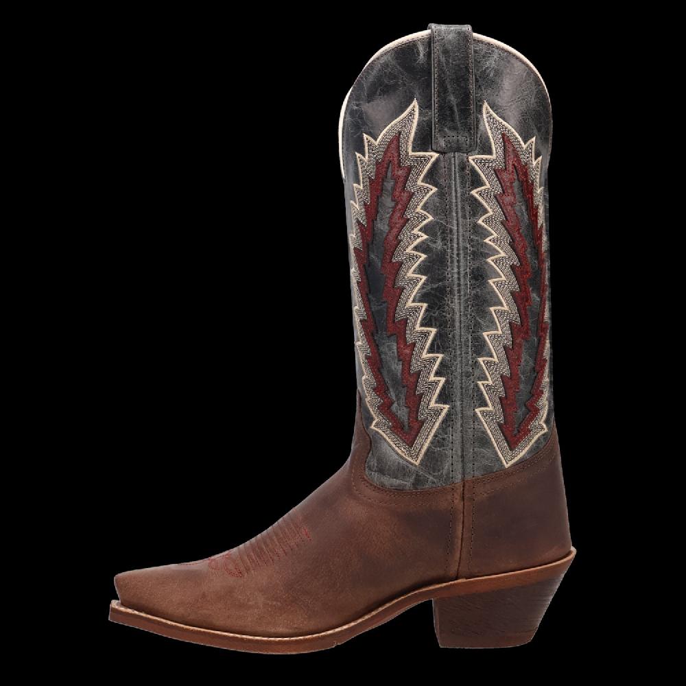 Laredo Dark Brown/Navy Cadence Women's Leather Boots 20029