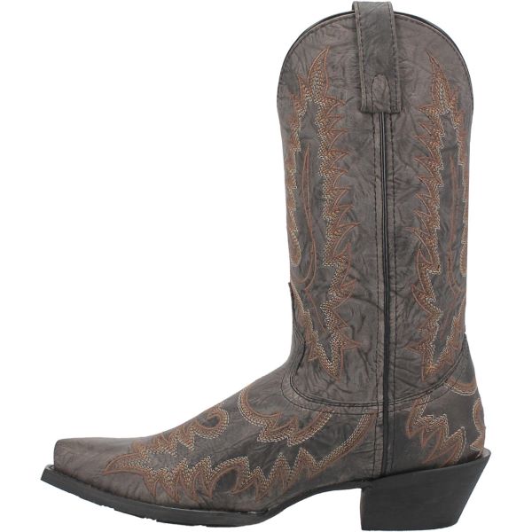 Laredo Grey Kilpatrick Men's 12 Inch Snip Toe Cowboy Boots 68545