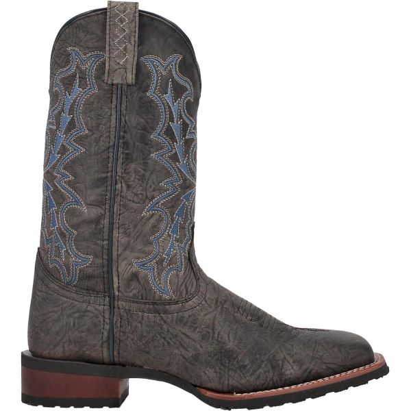 Laredo Grey Winfield Mens Square Toe Boots 7949