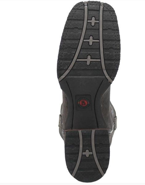 Laredo Grey Winfield Mens Square Toe Boots 7949